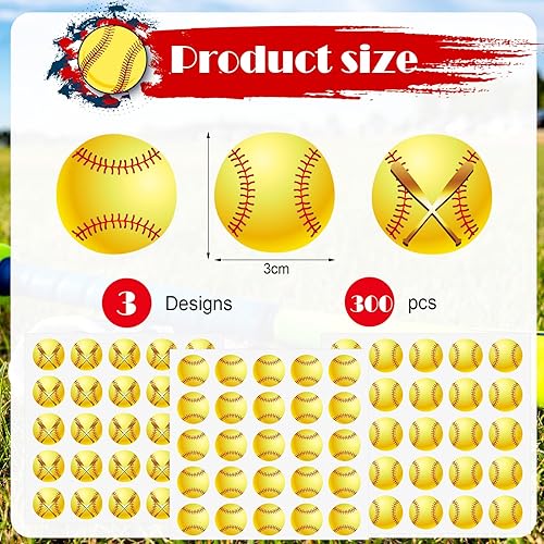 Miniatura 2 de 300 calcomanías de vinilo para casco de béisbol y sóftbol, calcomanías de vinilo para deportes, sóftbol, calcomanías autoadhesivas para casco dorado