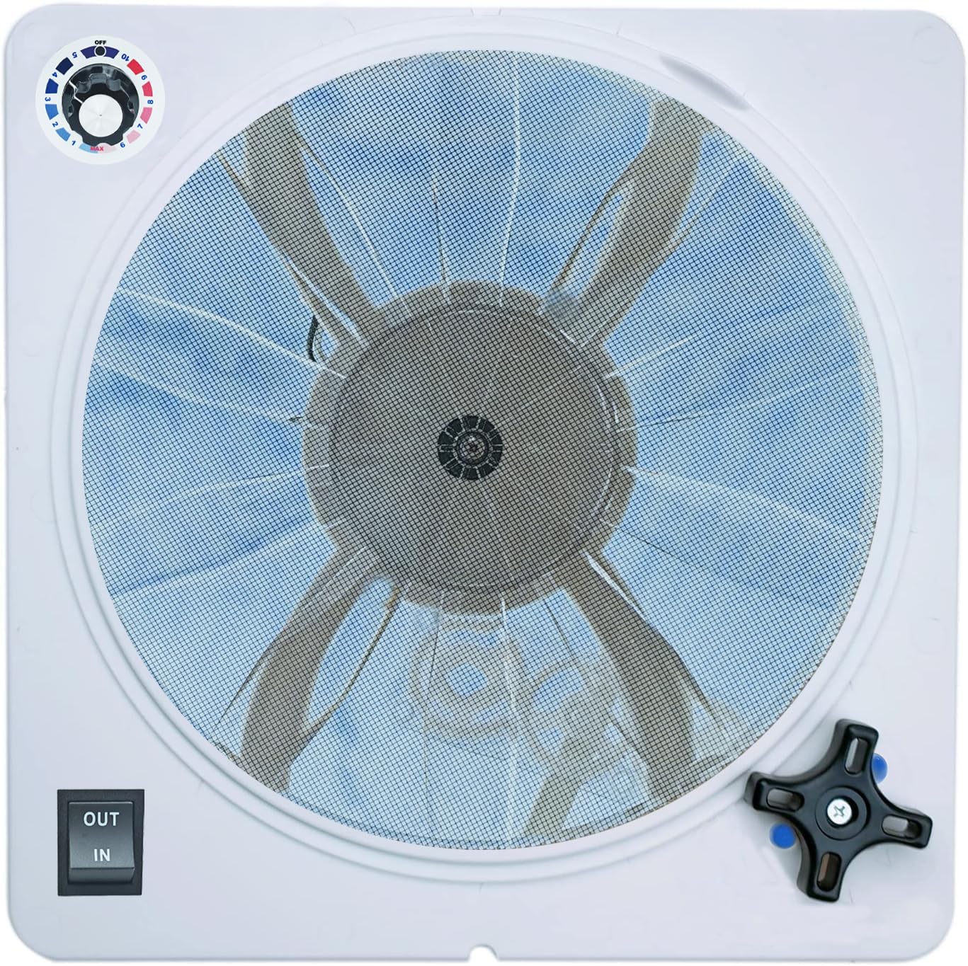 Upgrade Kit Rv Trailer Camper Van Roof Vent Fan Motor Replacement, Compatible with Heng's, Ventline