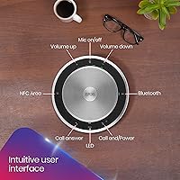 Vista 3 de EPOS - Sennheiser Expand 30 Altavoz Bluetooth portátil - Paquete global Teck con paño de microfibra GTW - Compatible con equipos, Zoom, Webex