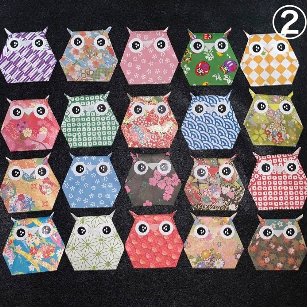 【18】折り紙　ふくろう20時　敬老の日　お祝い 18】折り紙 ふくろう20時 敬老の日 お祝い Amazon.co.jp: 折り紙