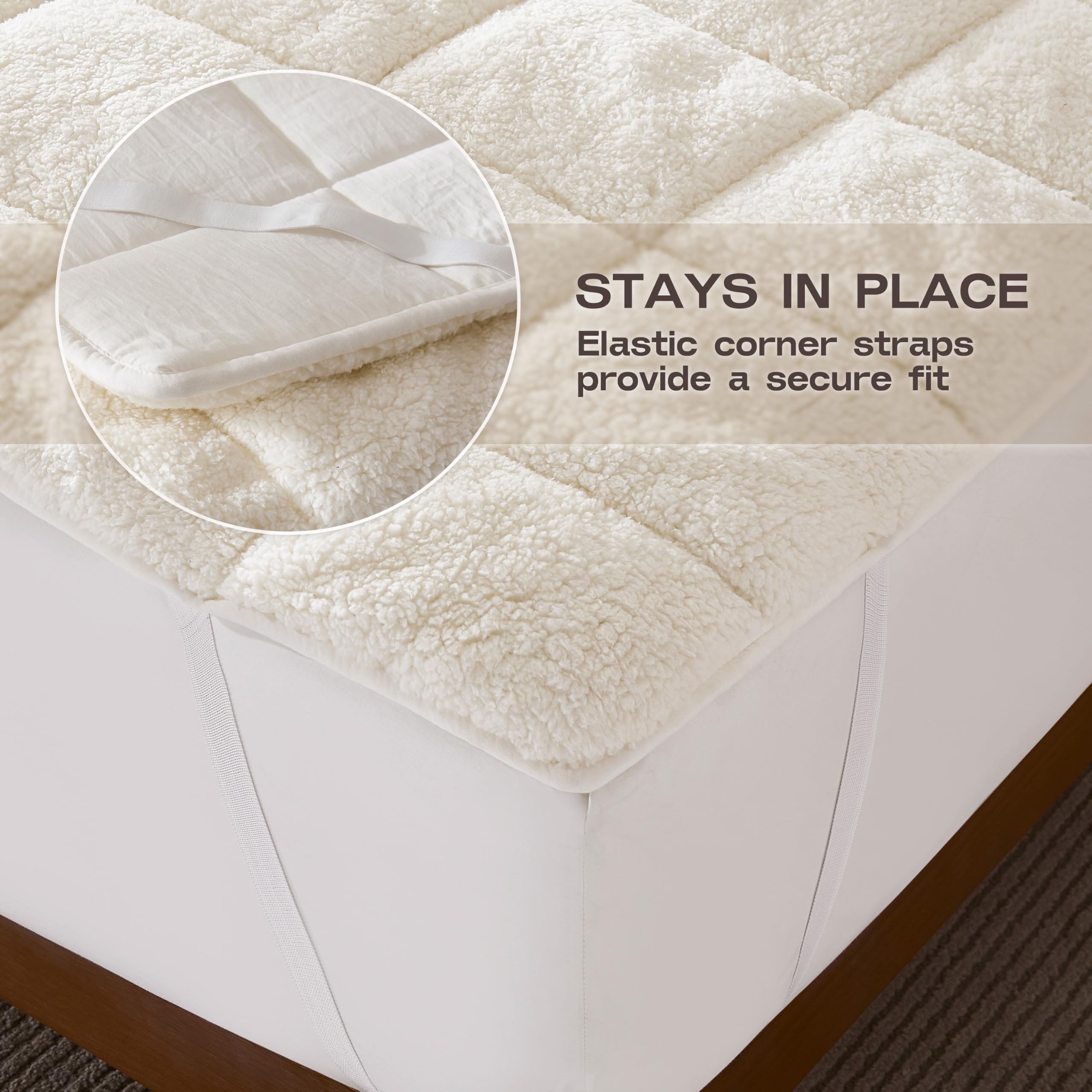 R.SHARE Sherpa Coprimaterasso Matrimoniale, Reversibile,180x200