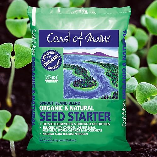 Miniatura 6 de Coast of Maine - Iniciador de semillas orgánicas - Sprout Island Blend 8QT
