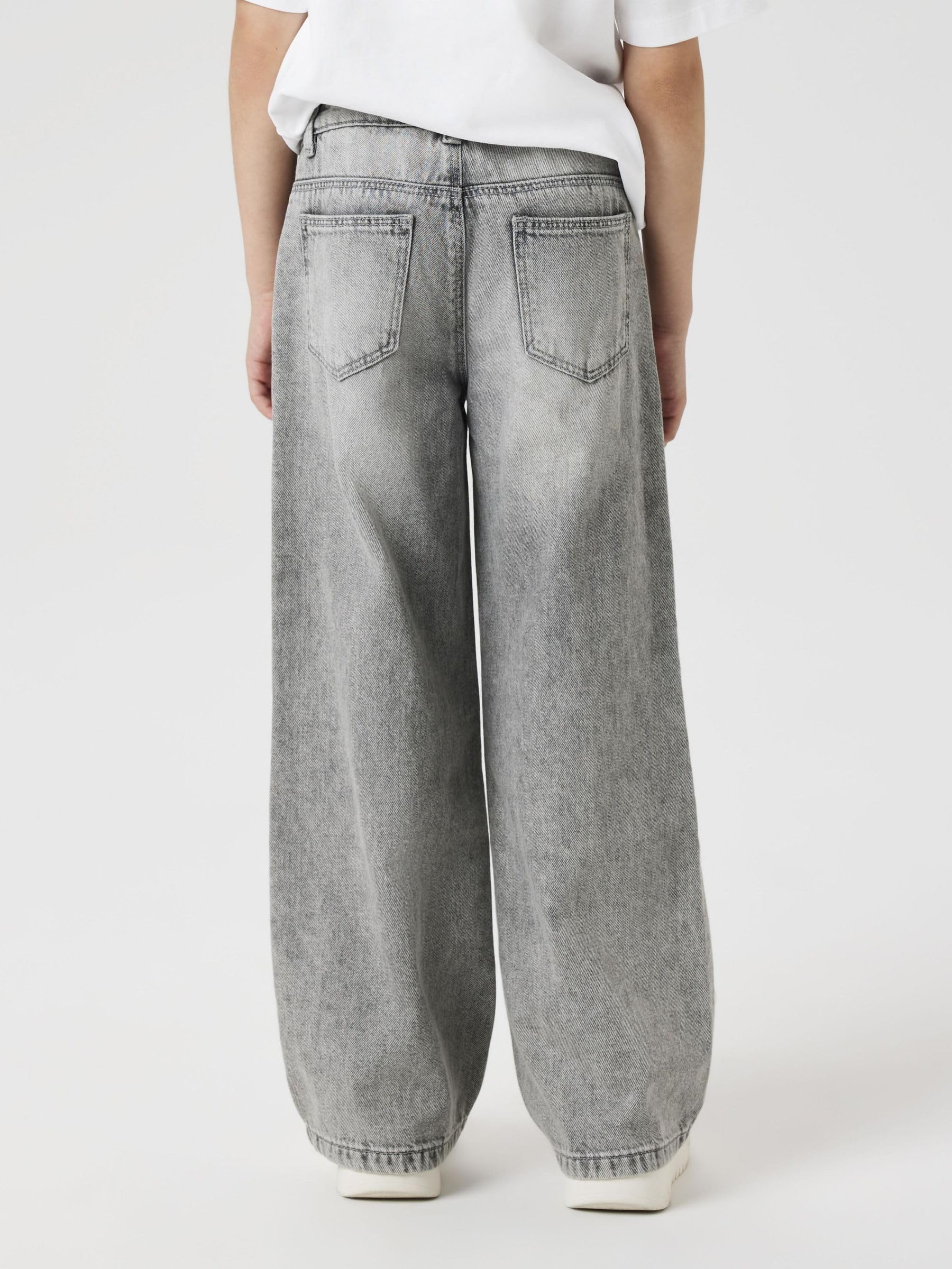 Name IT Nkfrose Wide Jeans 5529-be Noos - Vaqueros Anchos Niñas