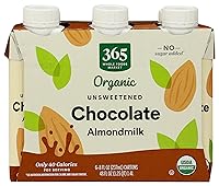 Vista 7 de 365 by Whole Foods Market, Leche orgánica de almendras sin azúcar, 32 onzas líquidas