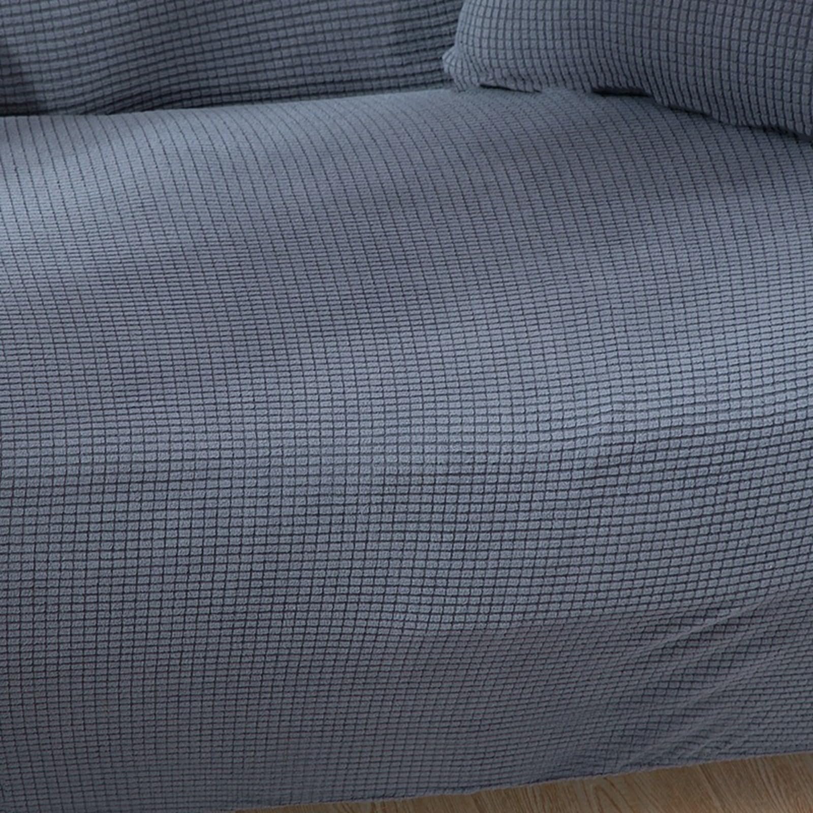 L A Forma Divano Copertura Divano Slipcover con Cinghie Elastiche Impermeabile Antiscivolo Trapuntato Mobilia Protettore per Bambini Animali Domestici 1 2 3 4 Sedili