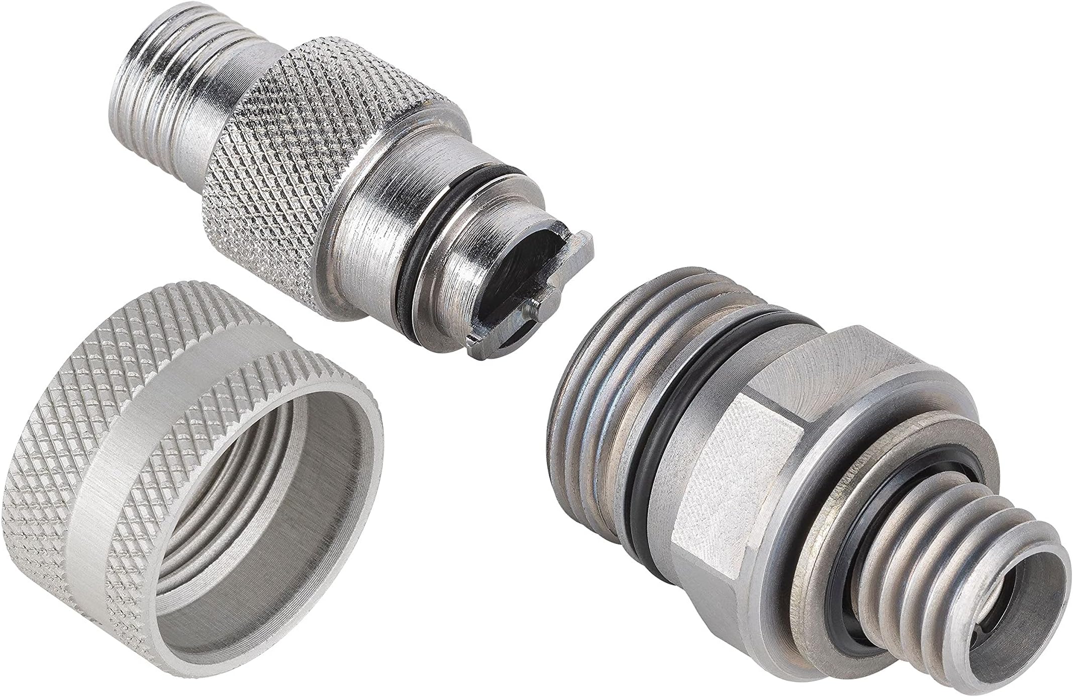 Oil Drain Valve Plug M12x1.75x12mm - CLEAN, EASY, NO TOOL Oil Change - Includes Oil Drain Plug, Washer, Cap, Connector, Silicone Hose