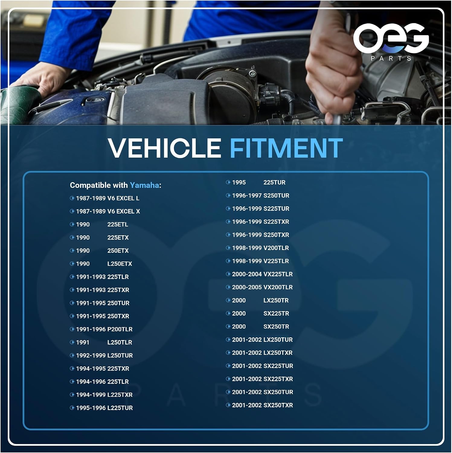OEG Parts New Starter Compatible with Yamaha Outboard Motor 225T 250 L225 L250 LF225 LX225 LX250T S225 S250 SX250 V200TLR V225TLR VX200TLR VX225TLR VX250TLR S114-559B 61A8180000 61A8180001 61H8180001