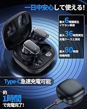 LoveHelper ワイヤレスイヤホン 2025新設計 Amazon.co.jp: 2025【イヤホン Bluetooth5.4 音質強化型