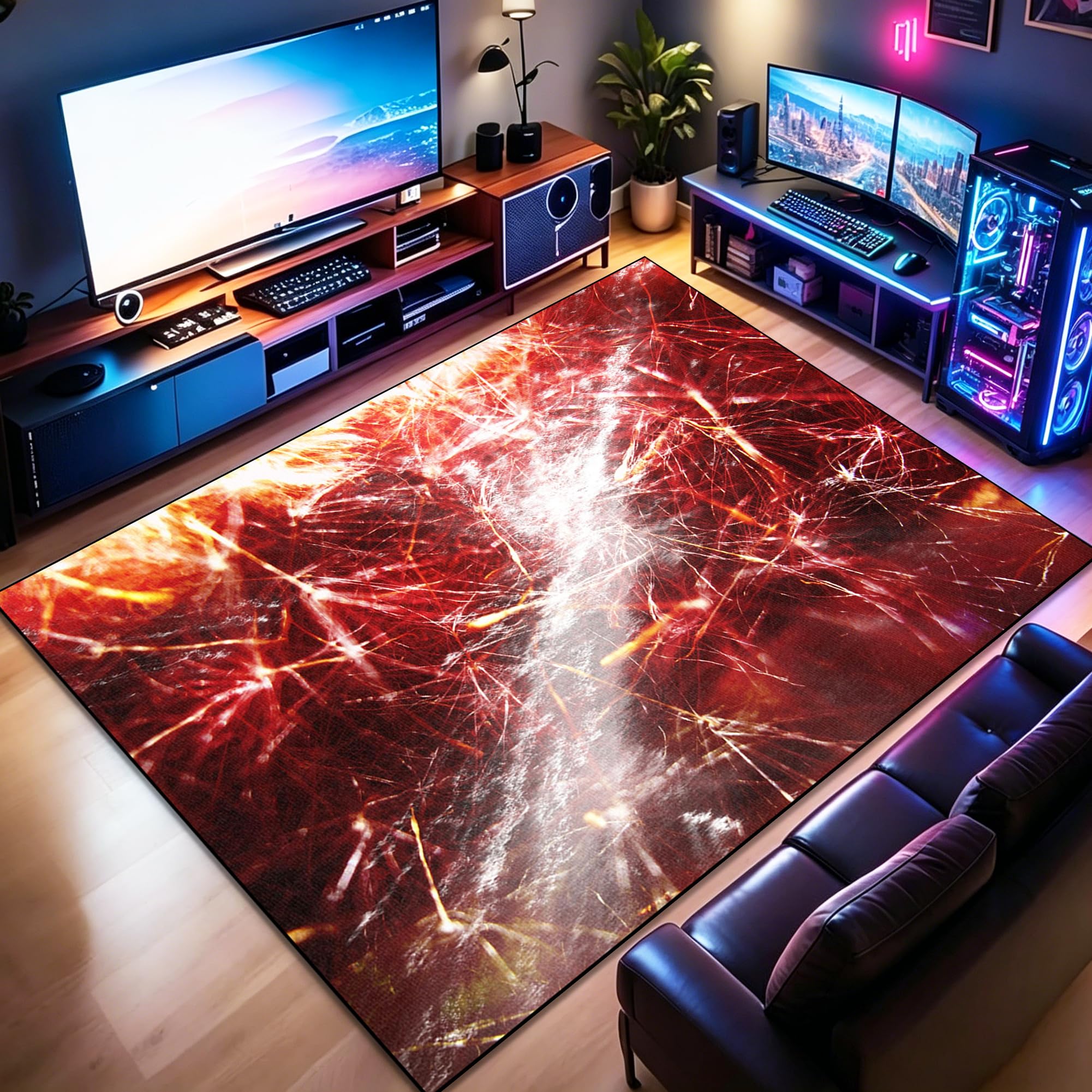 Tapis de jeu pour chambre et chaise gaming antidérapant 60x100cm