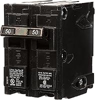 Siemens Q250 50-Amp Double Pole QP Circuit Breaker - 240V Thermal-Magnetic for Reliable Home Panel Protection