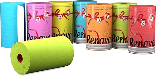 Miniatura 4 de Renova Toalla de papel verde Jumbo Rollo de 2 capas 120 hojas altamente absorbentes