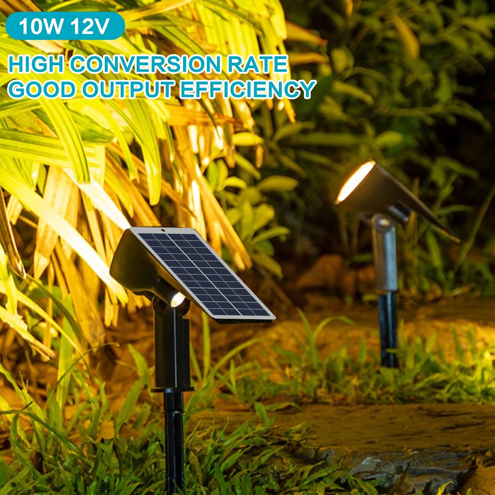DEWIN Mini panel słoneczny, 5 W, przenośny polikrystaliczny panel słoneczny 12 V, ogniwa słoneczne, ładowarka do akumulatora DC 5,5 V, przyłącze do balkonu ogrodowego na zewnątrz, lampa solarna do