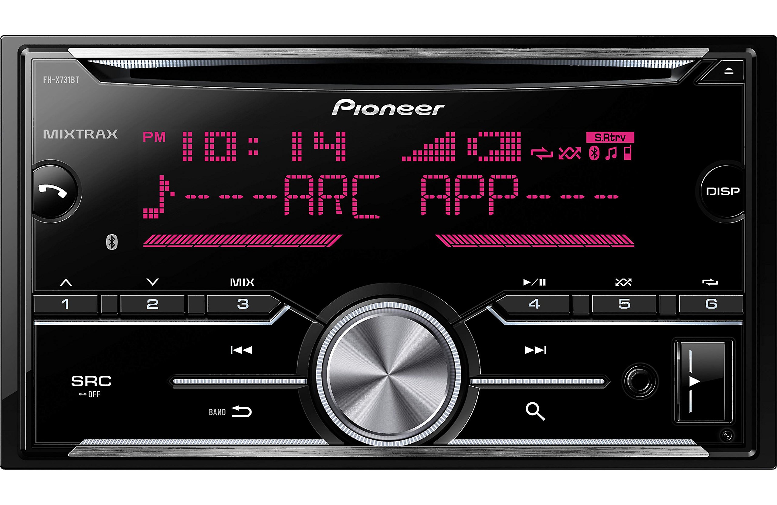Amazon.com: Pioneer FH-X731BT 2-Din CD Receiver with Enhanced