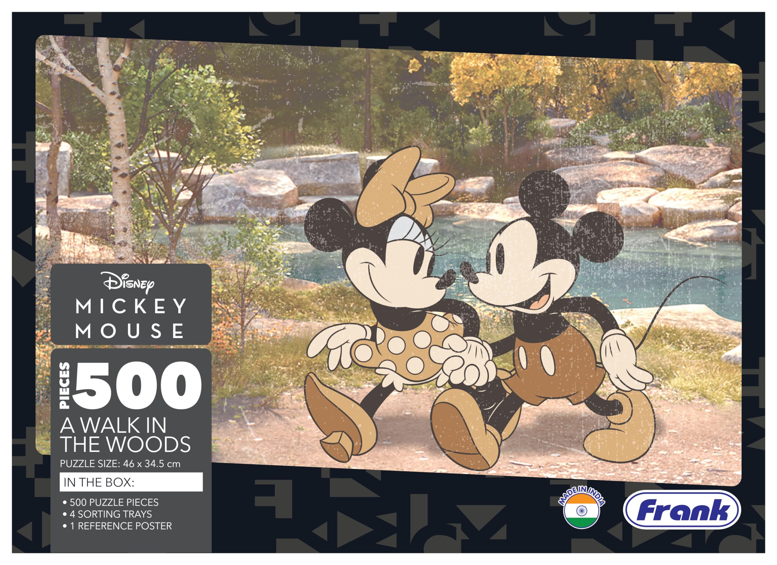 Frank Mickey Mouse- A Walk in The Woods 500 Piece Jigsaw Puzzle for Kids Above 10 Years | Fun and Challenging Educational Toys | Brain Booster Puzzle Games for Focus and Memory, Gifts for Teenagers-image-13