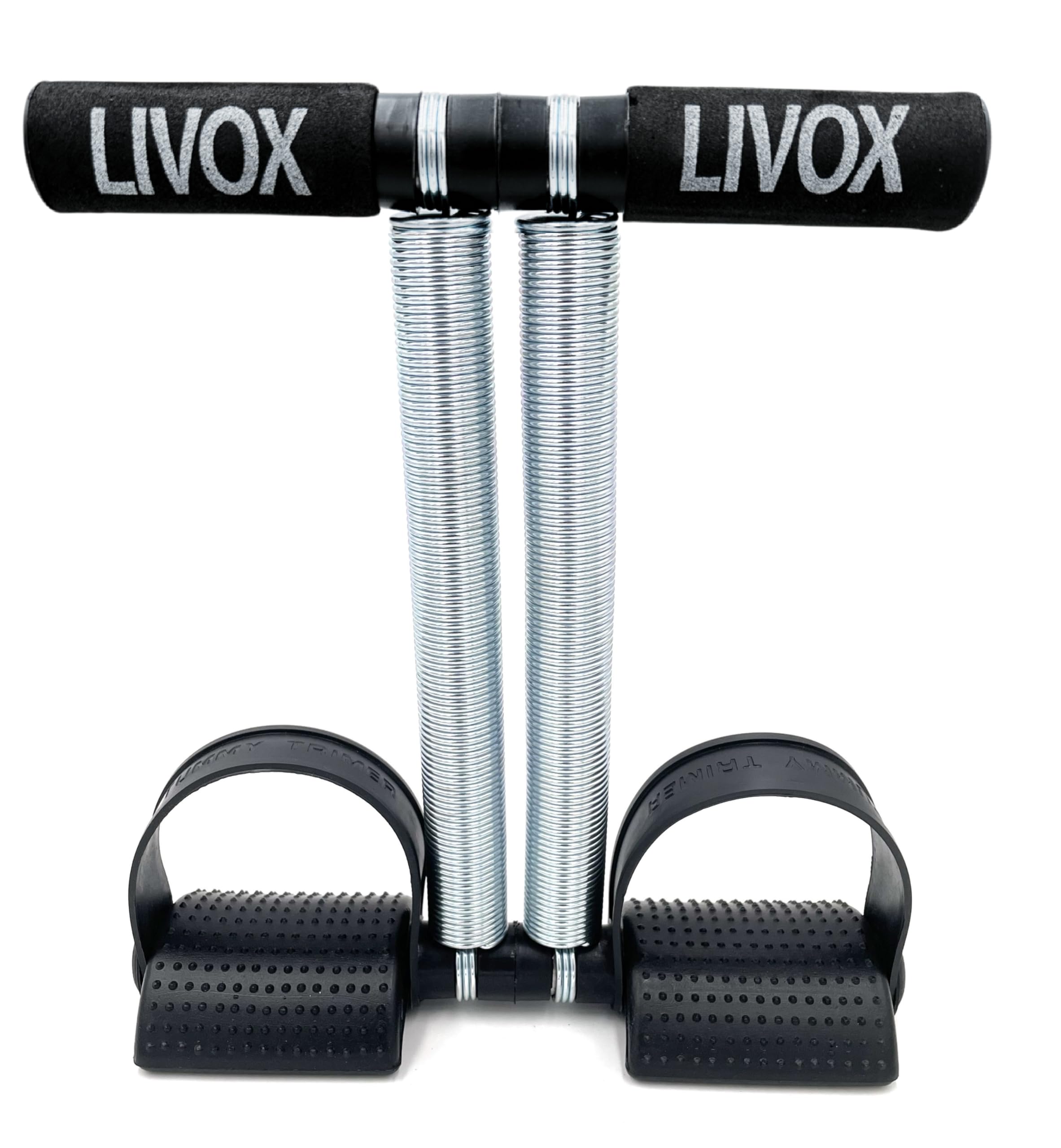 LIVOX Double Spring Tummy Trimmer Gym Equipment for Home Workout Men Women Belly Fat Stomach Abdominal Workout Exercise Kit (B08Z82H46Y) Amazon Price History, Amazon Price Tracker