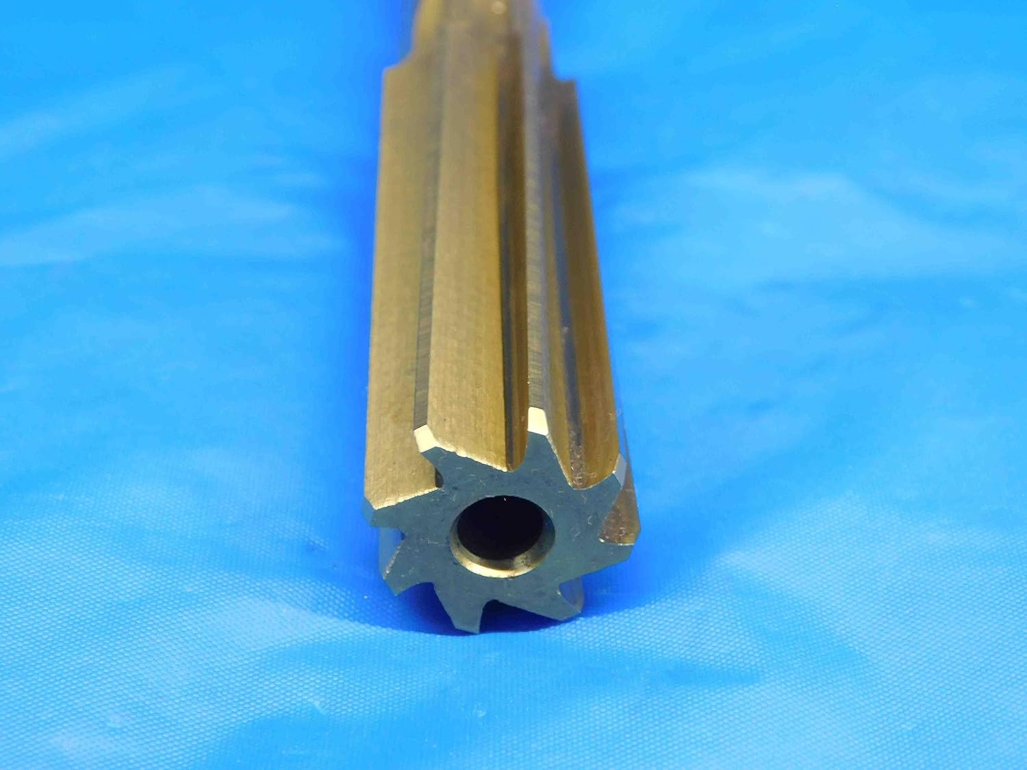 23/32 O.D. HSS Chucking Reamer 8 Flute .7187 ONSIZE TiN Coated Tooling - HS1098AA3