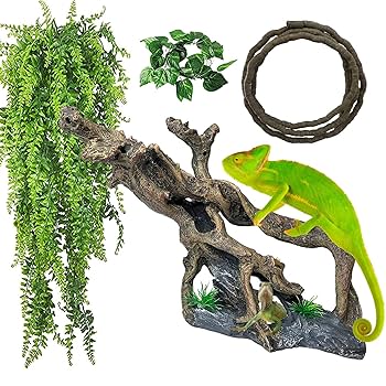 Premium AI Image | Toys For Reptiles Climbing Branches Isolated Generative AI