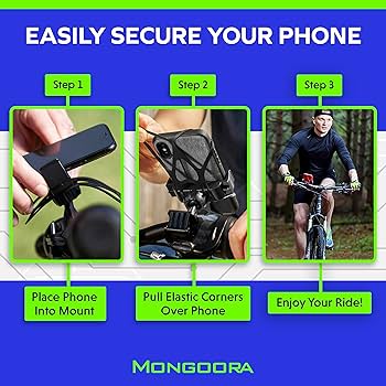 Amazon.com: Mongoora Bike & Motorcycle Phone Mount - GPS