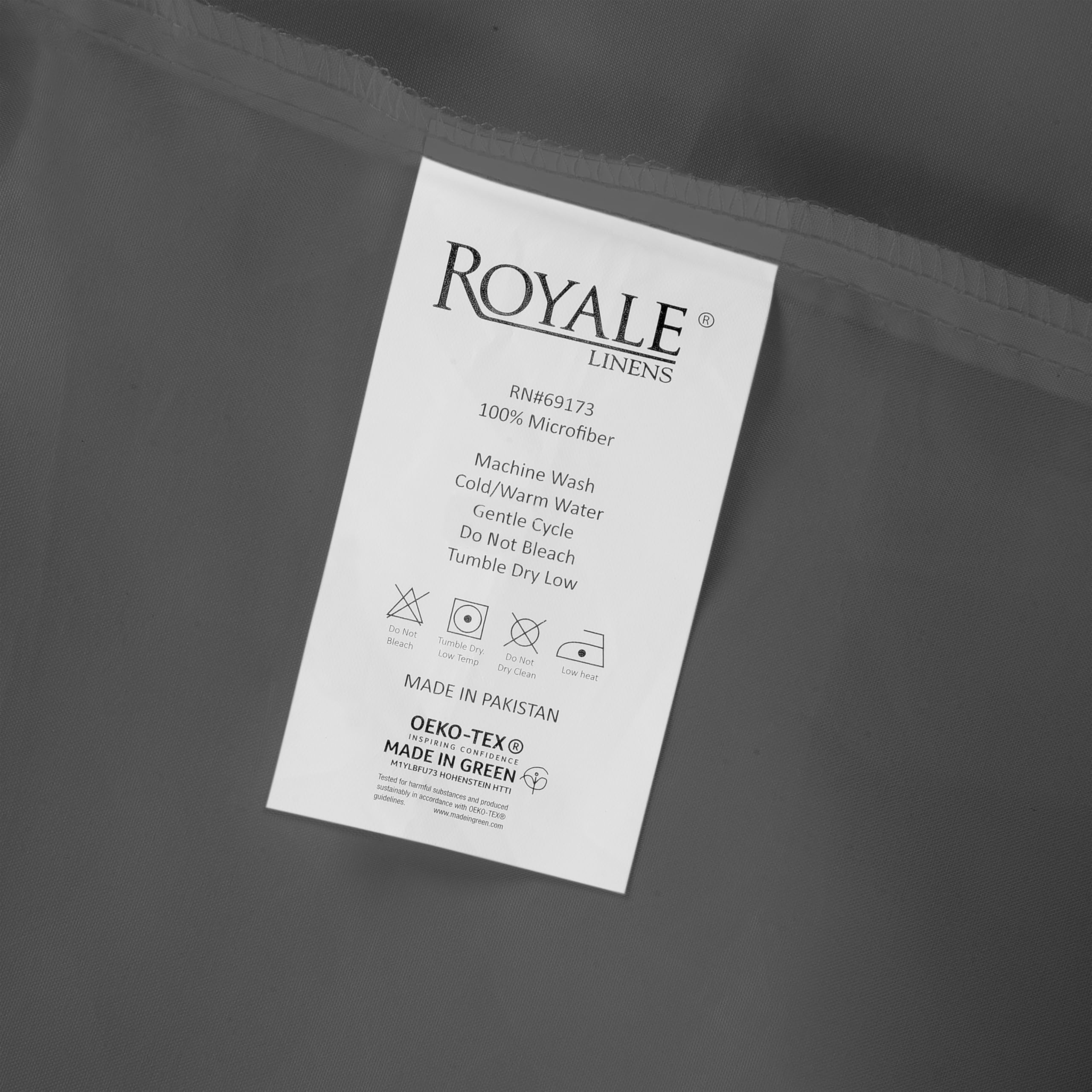 ROYALE LINENS 2er-Pack Spannbettlaken, elastische Spannbettlaken, nur für Doppelbett, weich und atmungsaktiv, gebürstete 1800 Mikrofaser, schmutzabweisend, Hotelqualität, tiefe Tasche dehnbar bis 40,6