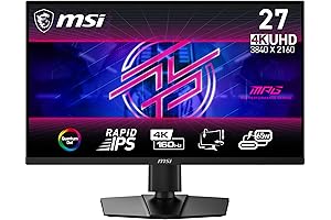 MSI Optix MPG274QRF QD 27" Monitor: Unmatched Gaming Immersion