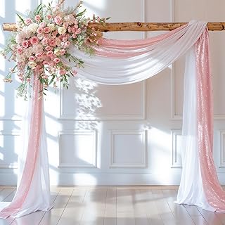 Wedding Arch Draping Fabric, 1 Panel 28