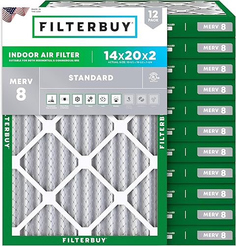 Vista 214 de Filtros de horno/filtros de aire – AFB Silver MERV 8 (12 unidades), Multicolor