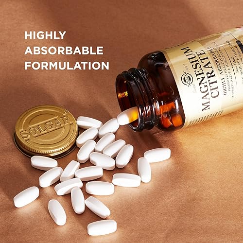 Miniatura 7 de Solgar Citrato de magnesio 120 comprimidos promueve huesos saludables apoya la función nerviosa y muscular sin OMG vegano sin gluten sin lácteos