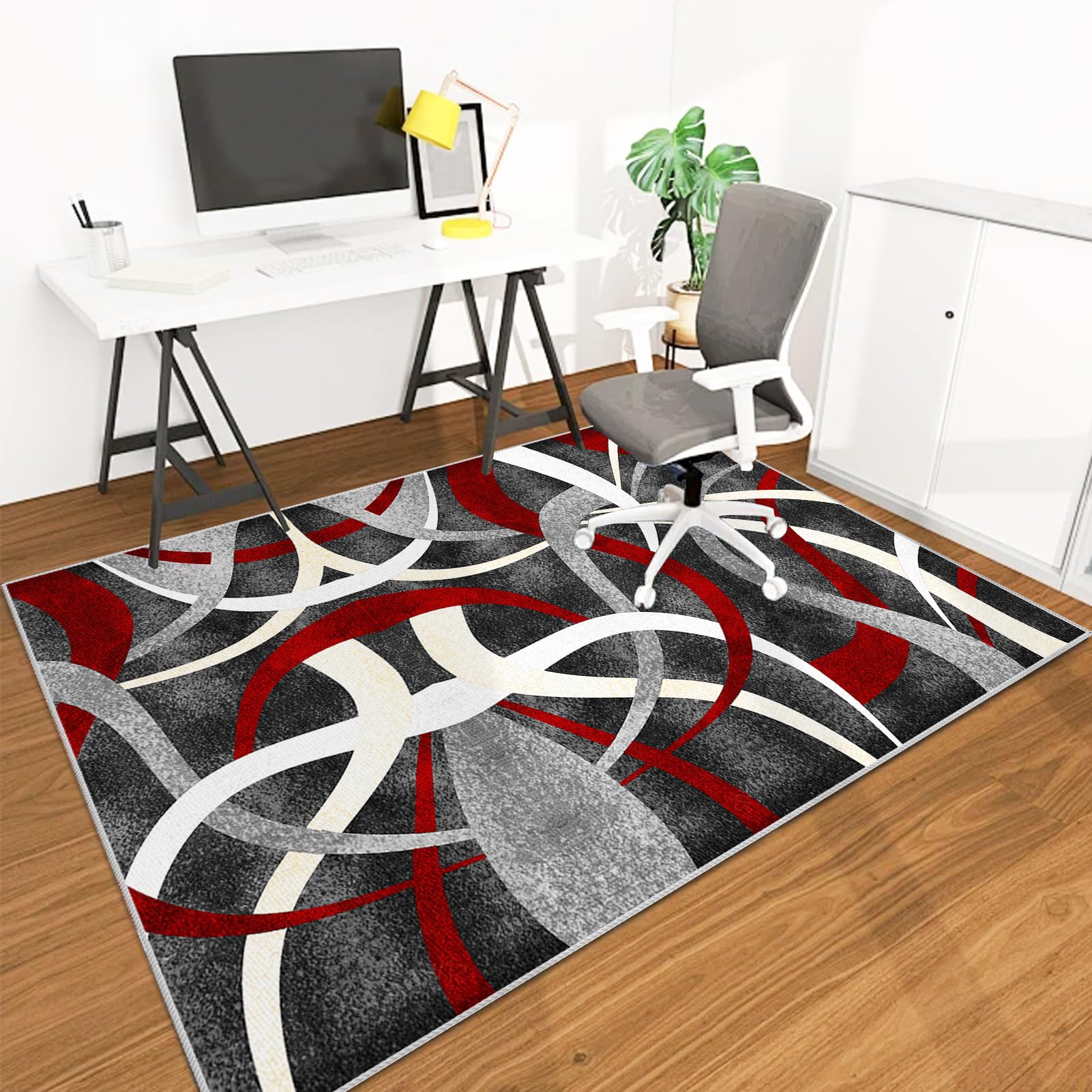 Heavy Duty Desk Chair Mats for Carpet, Office Chair Mat for Hardwood Floor, Office Chair Floor Protector Mat for Rolling Chair, Computer Chair Mat for Home Office Rug Hard Floor Mat 90 x 140 cm