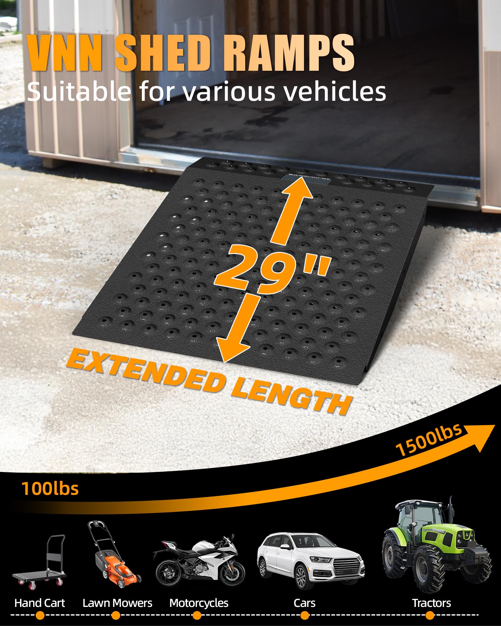 VNN Shed Ramp - Heavy Duty Loading Ramp -6