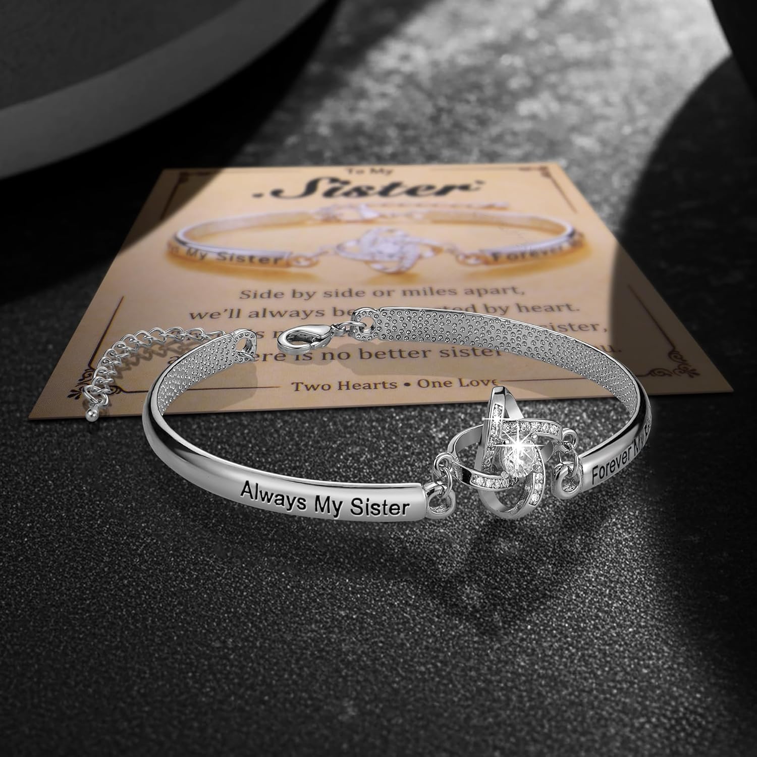 iJuqi Sister Christmas Gifts from Sisters - Big Middle Little Sister Bracelet Birthday Gifts - Image 6