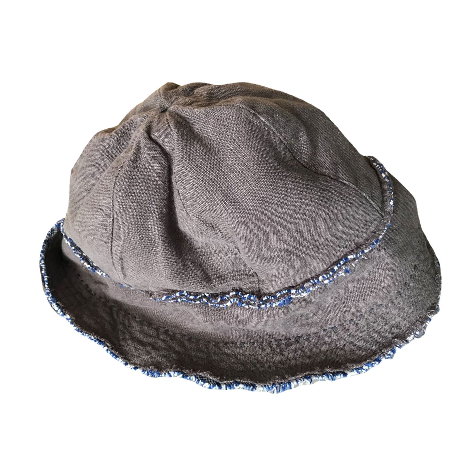 NFYM Sombrero de verano para 4 estaciones, para viajes, playa, para mujeres, hombres, unisex, de lino, transpirable, plegable, sombrero de pescador al aire libre, Gris, Talla única