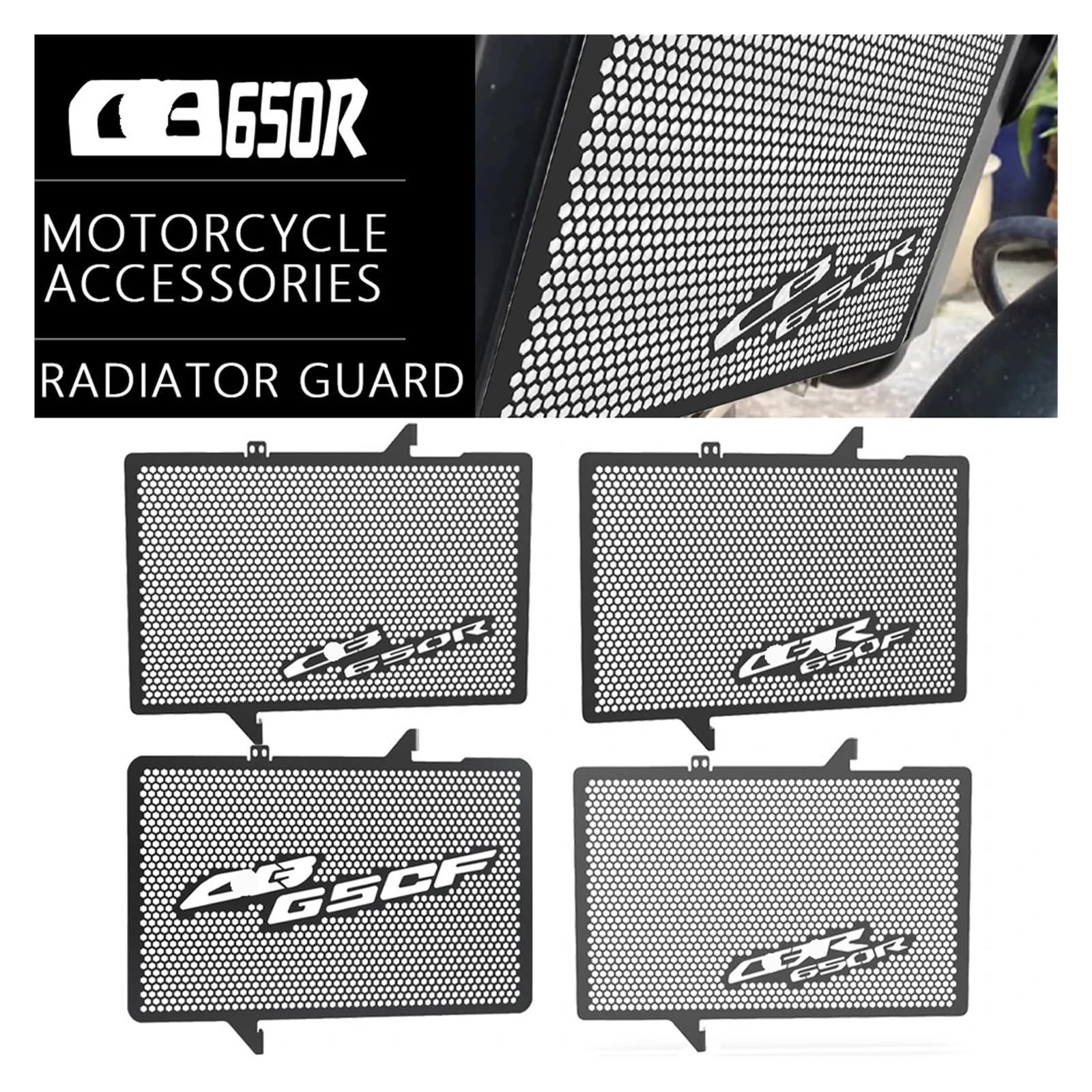 Protezione radiatore moto PER CB650F CB650R CBR650R CBR650F 2017~2024 2025 2026 CB 650R 650 R/F Neo SP Cafe, radiatore Griglia di Protezione Della Copertura