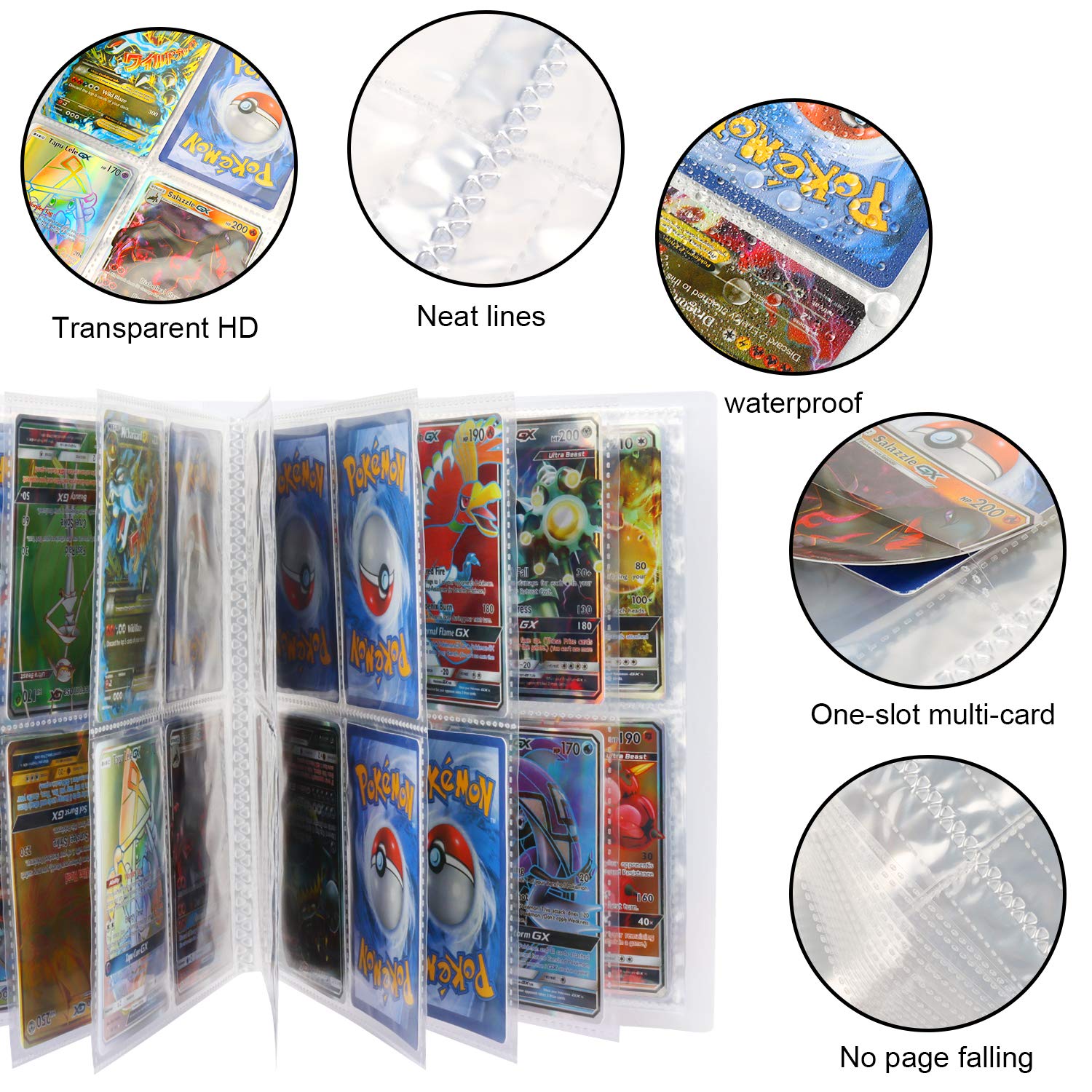 Sinwind Pokemon Scrapbook, Pokemon Cards Album, Pokemon Card Holder