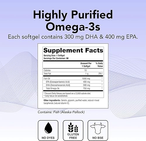 Miniatura 9 de Theralogix TherOmega Omega-3 Suplemento de aceite de pescado - Apoya la salud del corazón, el cerebro, el sistema inmunológico y las articulaciones*