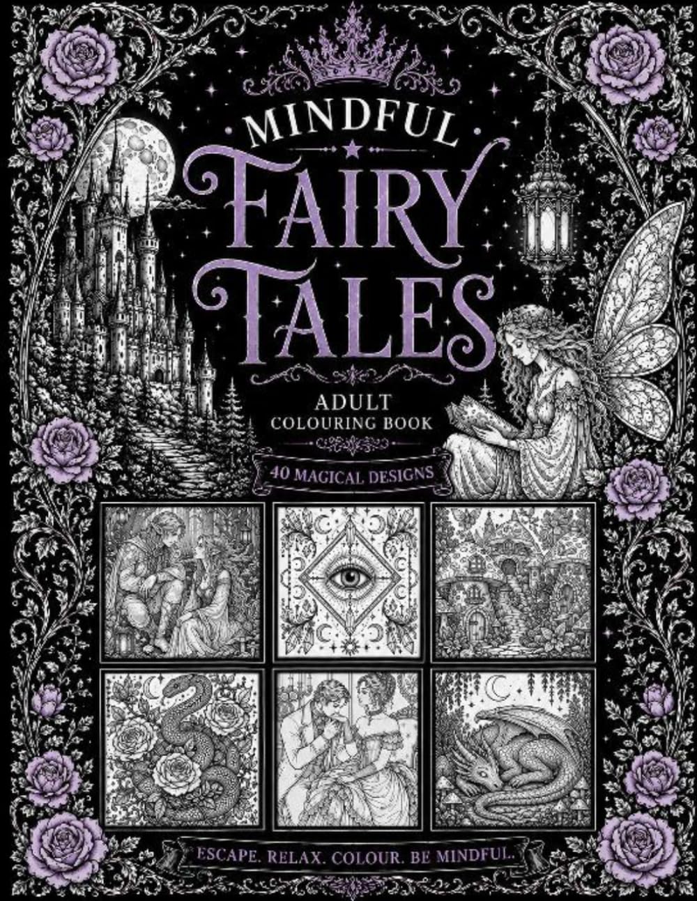 Mindful Fairy Tales Adult colouring Book
