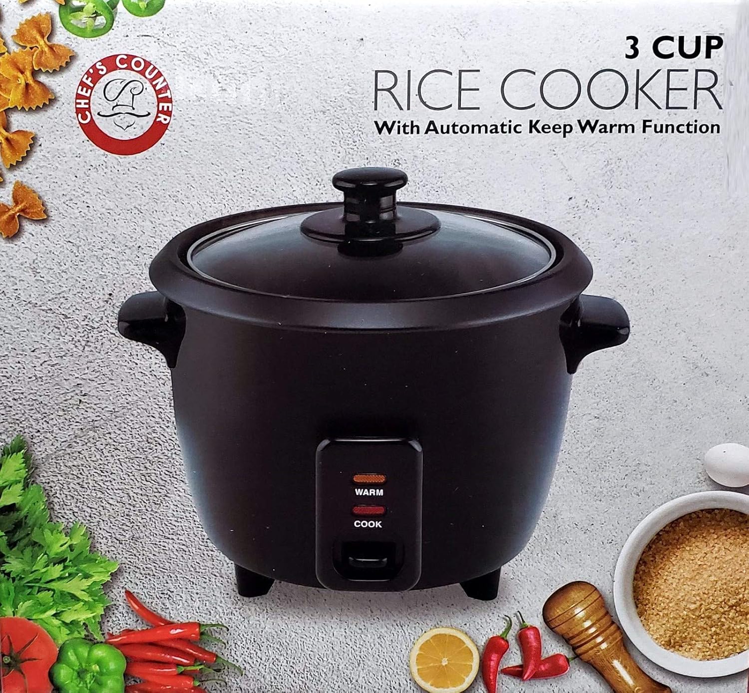 Rice Cooker (cooker, 3 cup) Home & Kitchen