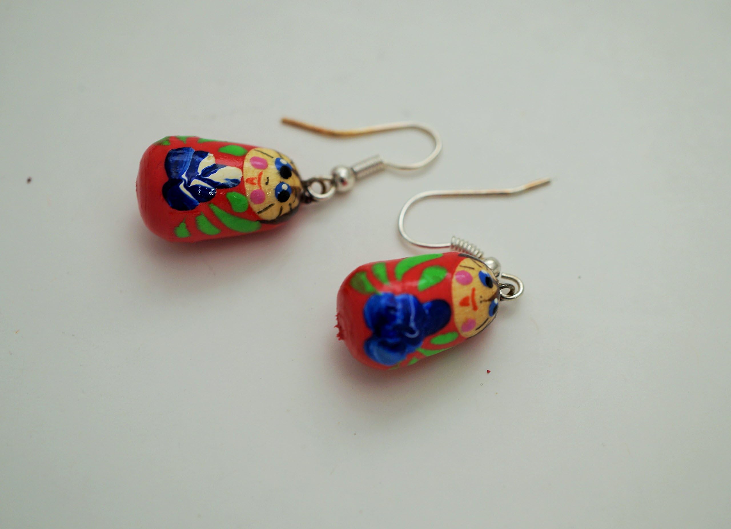 Russian Nesting Doll Matreshka Earrings