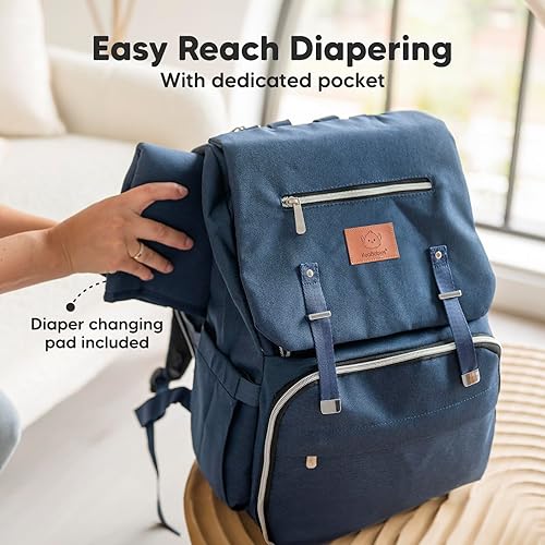 Miniatura 9 de KeaBabies Mochila portabebés y bolsa de pañales  Todo en 1 Original transpirable Baby Sling  Bolsas de viaje para bebés multifunción impermeables