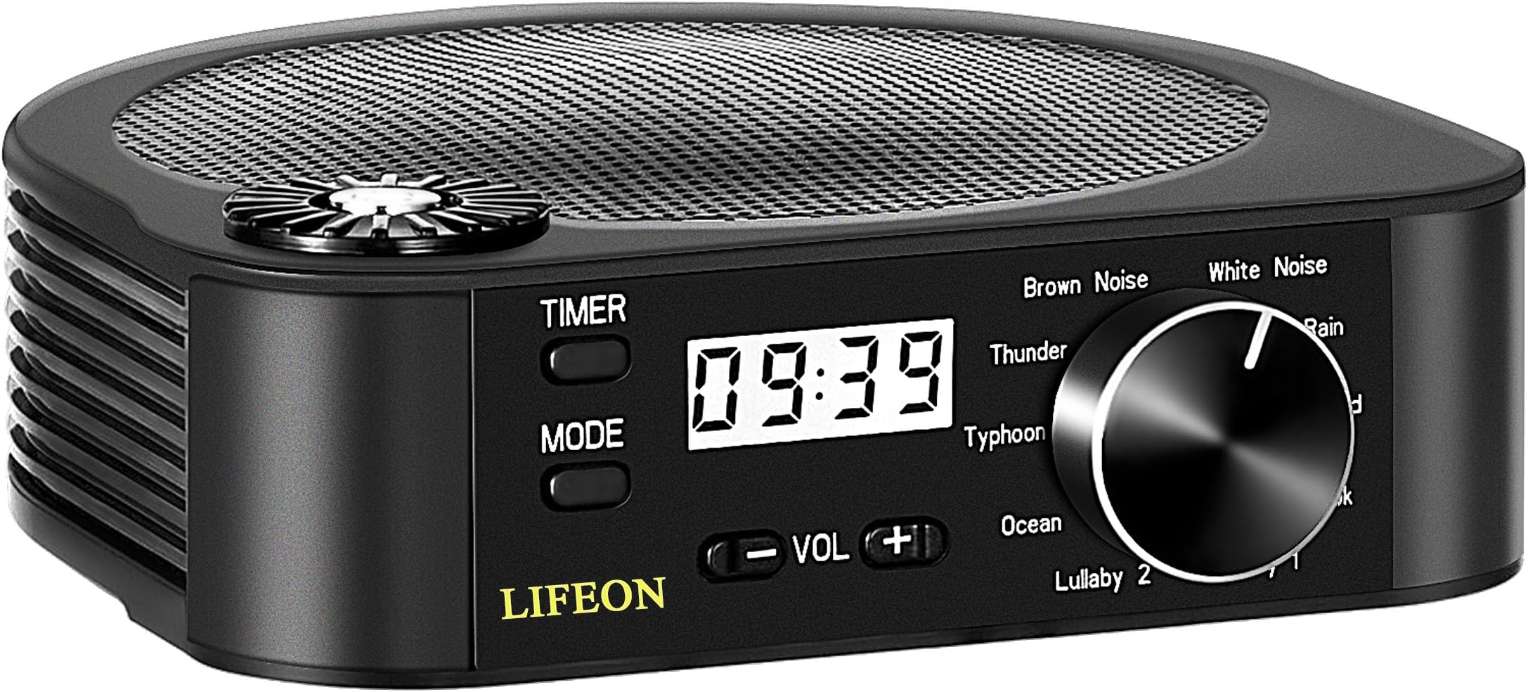 Sleeping Sounds Machines for Adults, 10 Smooth Sounds with Timer, Running All Night, Good for Adults Kids Babies, Therapists Office Privacy