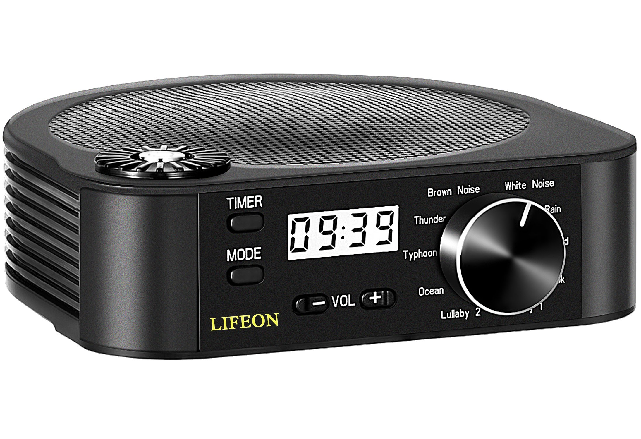 Sleeping Sounds Machines for Adults, 10 Smooth Sounds with Timer, Running All Night, Good for Adults Kids Babies, Therapists Office Privacy