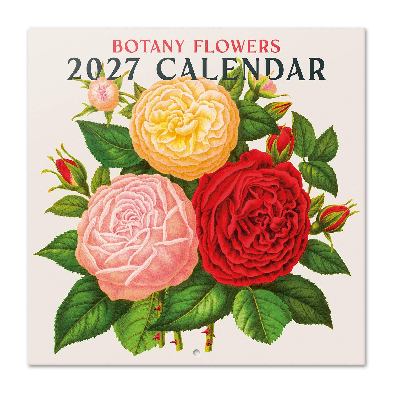 Grupo Erik Botanical Flowers 2027 Wall Calendar, Flower Calendar — image 1
