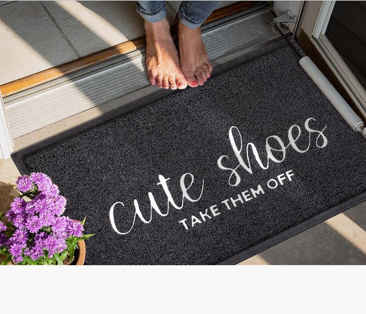 AOAOPQ Door Mat Home Welcome Mats Outdoor and Indoor Non Slip Durable Front Welcome Mat Doormat for Home Entrance Outside Entry Yard Floor Patio