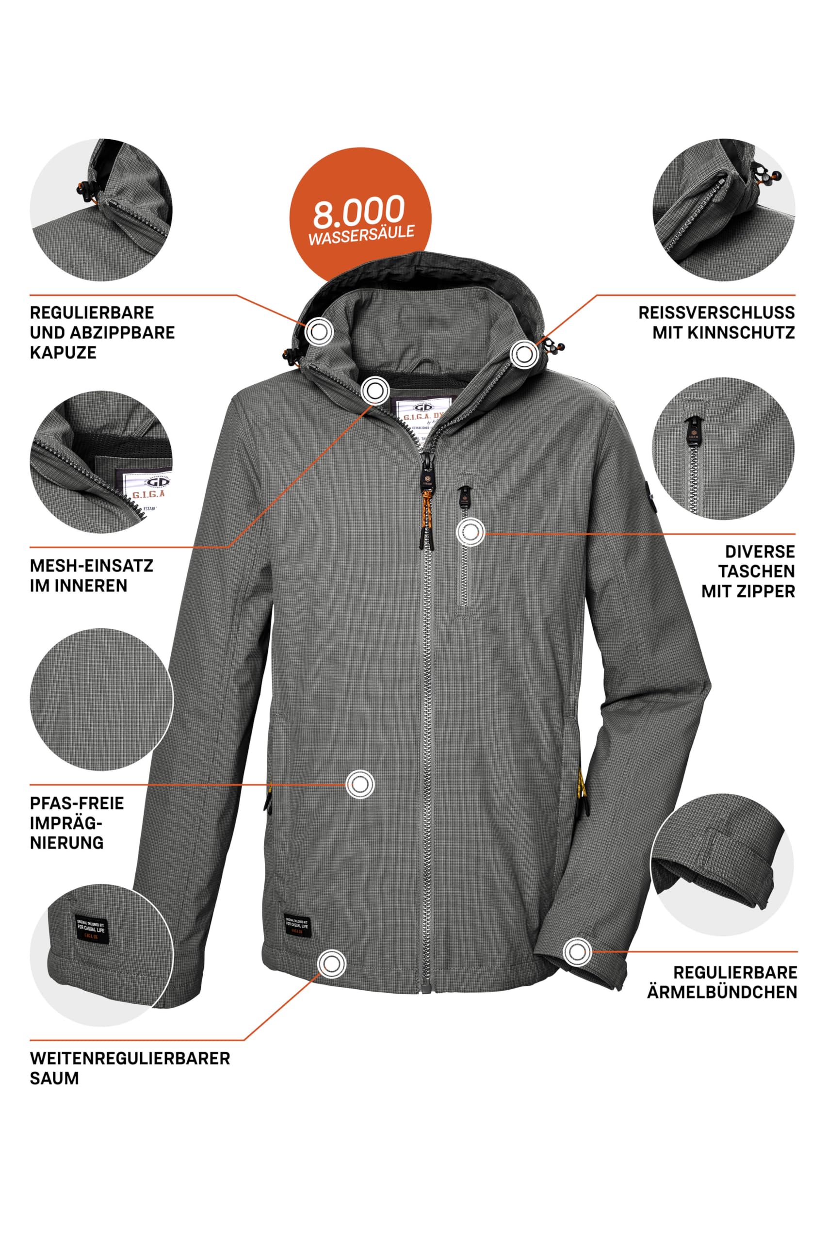 G.I.G.A. DX Kurtka softshell/kurtka outdoorowa z odpinanym kapturem Mężczyźni Gs 82 Mn Sftshll Jckt