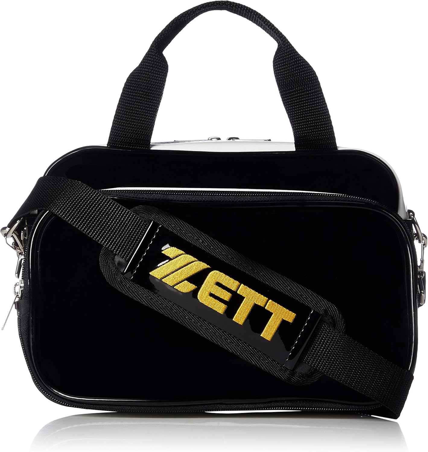 Amazon Co Jp Zett ゼット 野球 ミニバッグ Ba5069 ブラック ホワイト シューズ バッグ