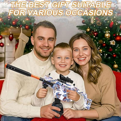 Miniatura 6 de Gel Blaster - Bola de salpicadura automática recargable con gafas y tambor de munición, actividades al aire libre, juego de disparos, fiesta para