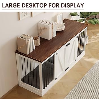 Amazon.com: Dog Crate Furniture - Indoor Wooden Dog Kennel