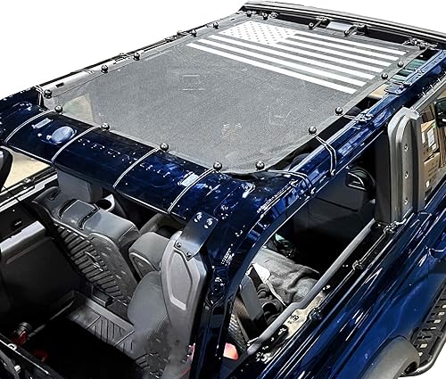 Miniatura 2 de Sukemichi Parasol de 2 puertas para Ford Bronco, cubierta superior de bikini, cubierta superior de bikini para Ford Bronco, accesorios 2021 2022