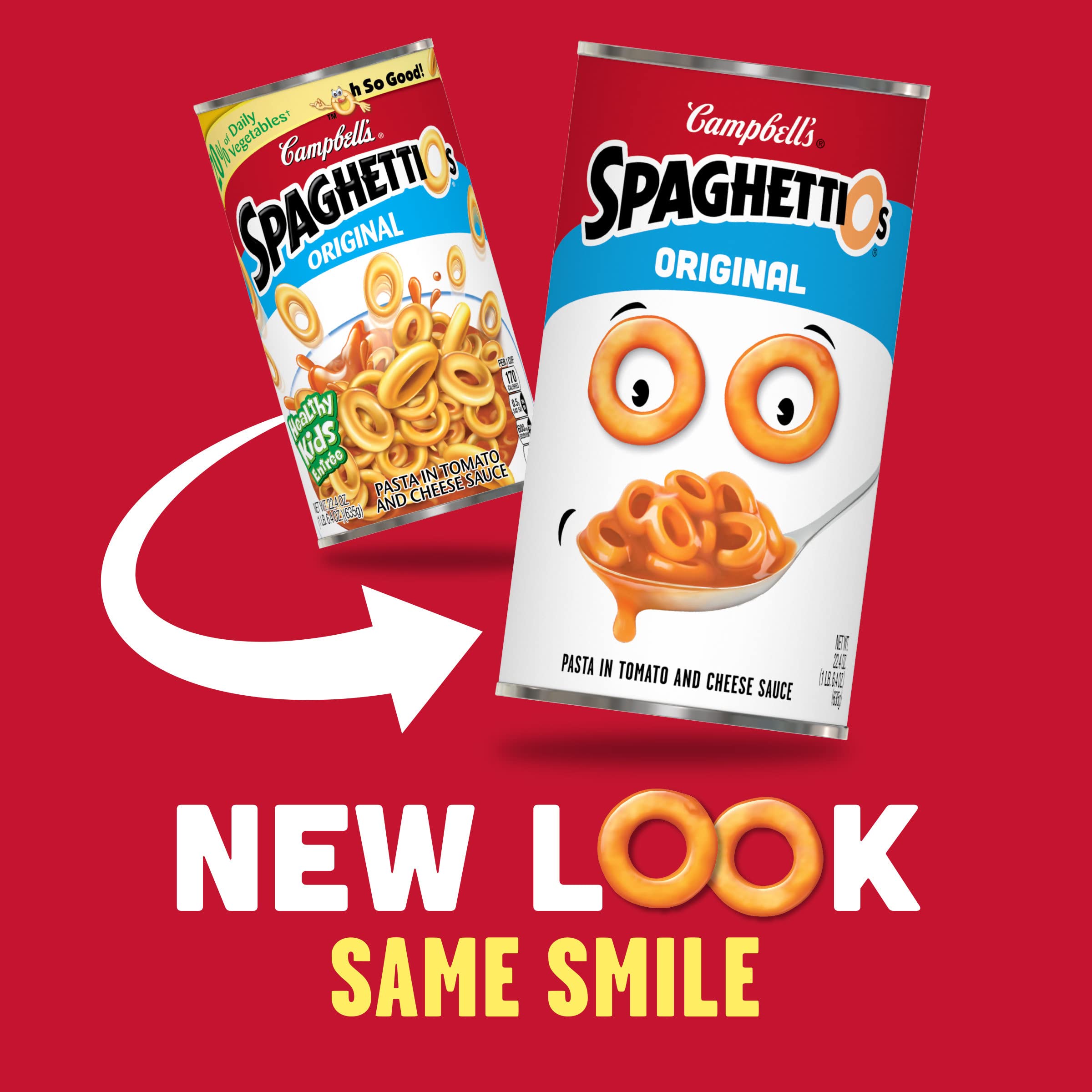 SpaghettiOs Original Canned Pasta, Healthy Snack for Kids and Adults