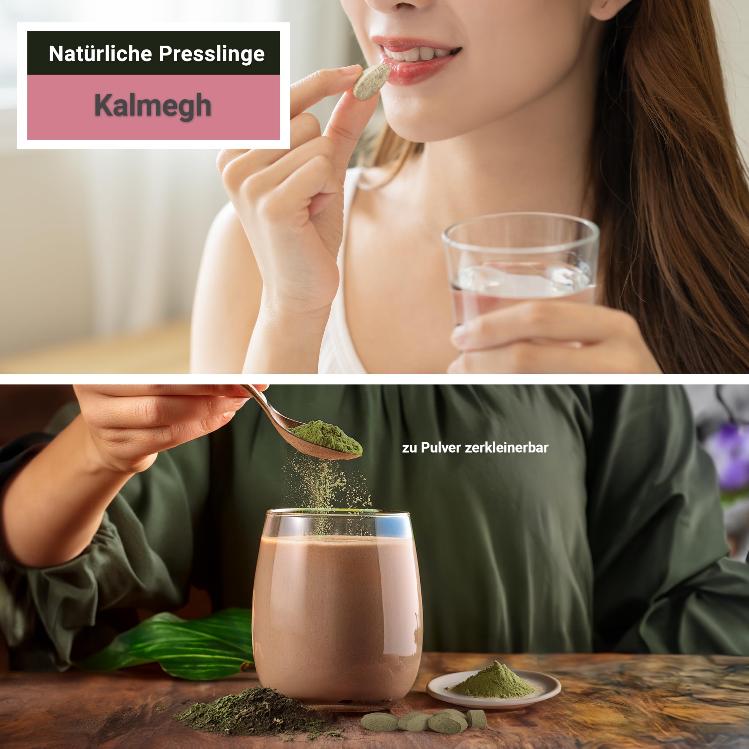 Kalmegh Tabletten, 300 mg Wirkstoff, Tabletten, Premium Qualität, Hergestellt in Österreich, Tabletten statt Kapseln, Vegan