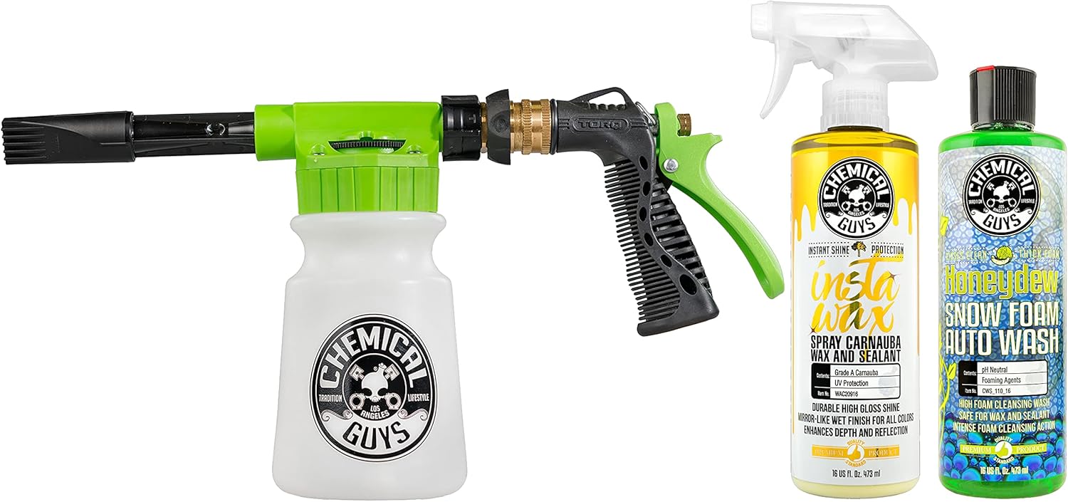 Chemical Guys Foam Gun Car Wash & Wax Bundle with TORQ Foam